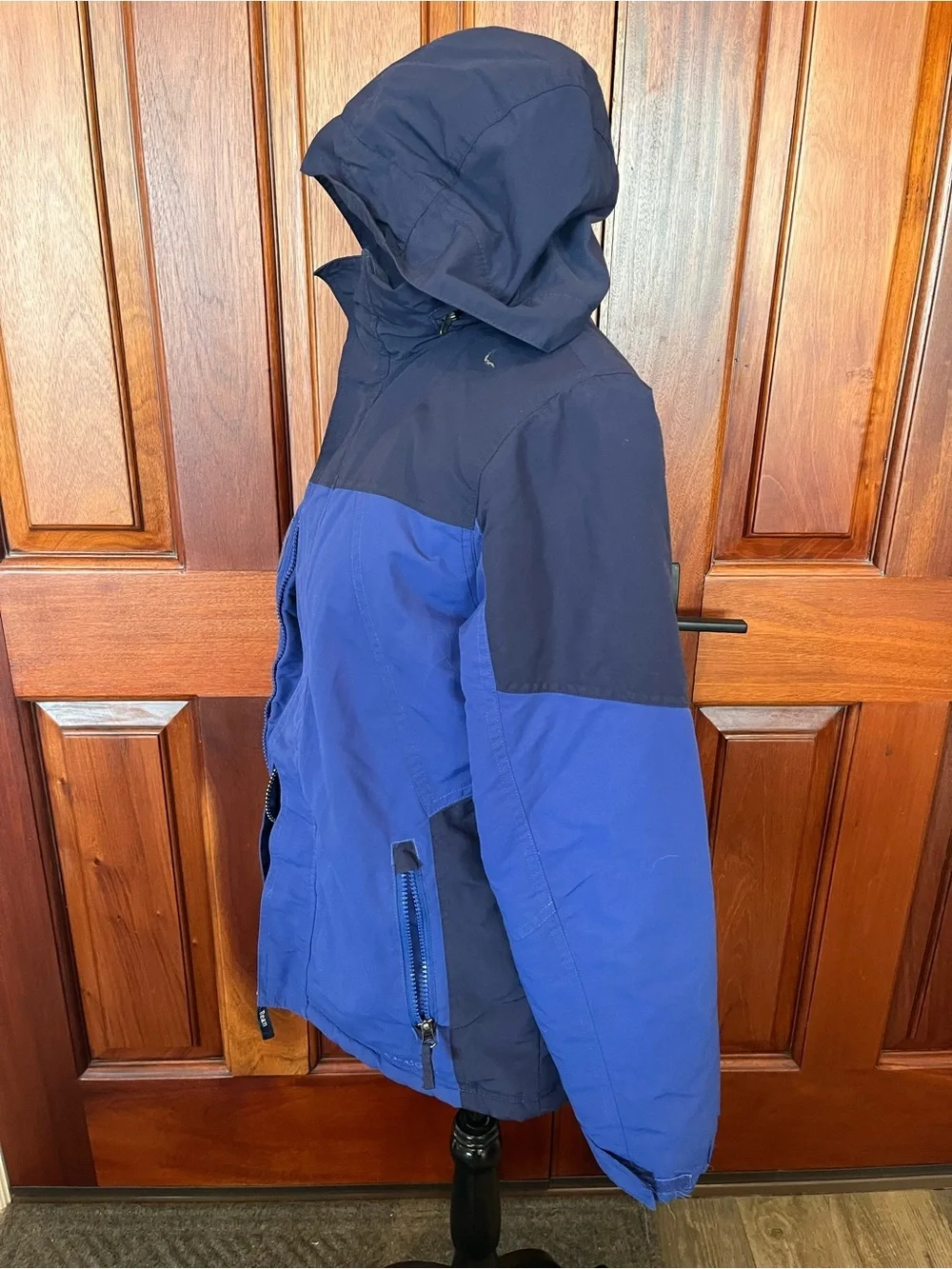 LL Bean Winter Coat Ski Jacket Kids med 10/12 Thinsulate Hooded Parka Snow Zip
